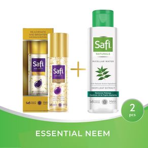 Safi Age Defy Gold Water Essence 30 mL + Naturals Micellar Water with Cucumber 100 mL