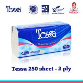 Tessa Facial Tissue 250sheet 2 Ply  | Tissue Facial | Tisu Wajah
