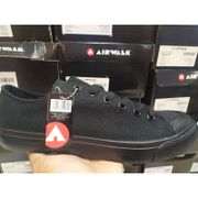 Sepatu AIRWALK NEW BASIC CANVAS LOW FULL BLACK ORIGINAL BNIB 100% ORI