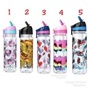 SMIGGLE FAVE DRINK UP STRAIGHT WATER BOTTLE - BOTOL MINUM SMIGGLE
