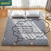 kasur lipat gulung lantai travel bed quantum original - i love u 80cm + sprei