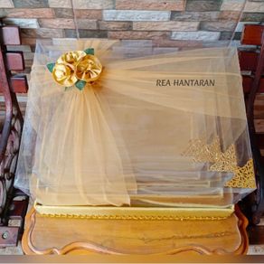 kotak seserahan warna gold 1 set isi 4 kotak hantaran model tilesilang kotak mahar box pernikahan kotak sangjit
