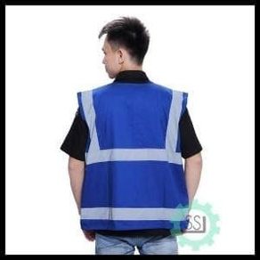 top produk rompi kerja proyek bahan drill / safety vest kerja proyek