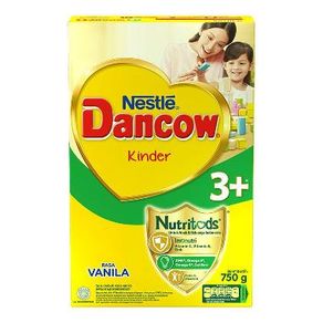 Nestle Dancow 3+ Nutritods Susu Pertumbuhan 3-5 tahun Vanila Box 750 g