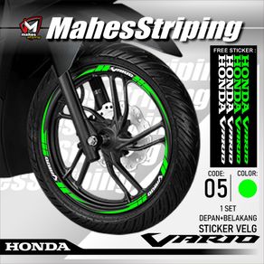 Mahes Striping - Stiker Cutting Sticker Velg Honda All Vario 125 150  Racing Lis List Variasi Custom Set Depan Belakang CVMS VARIO 05