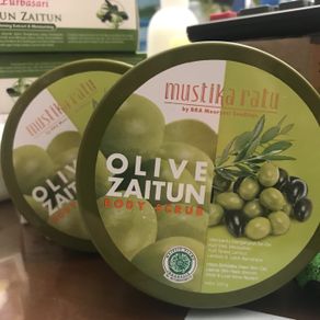 mustika ratu olive zaitun body scrub 200gr