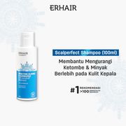 erhair scalperfect shampoo - shampo anti ketombe - anti dandruff - 100ml