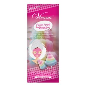 vienna peel off face mask (food variant )rainbow cotton candy - 15 ml