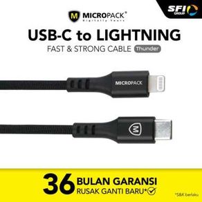 Micropack Cable USB C to Lightning MFI 1.2M (i-130CL)