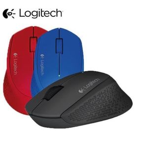 logitech wireless silent mouse m331 - biru