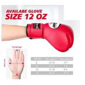 Boxing Gloves (SIZE = 120Z) Sarung Tinju Twins MMA