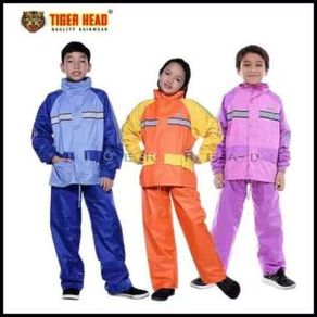 Jas Hujan Stelan Celana Anak Tiger Head Metro Mirip Axio