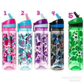 Smiggle Squad Drink Up Straight Bottle - Botol Minum Smiggle