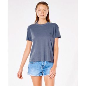 Rip Curl Search Icon Tee Blue