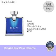 Parfum Bvlgari BLV Pour Homme Men Original EDT 100ml