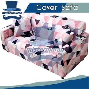 Sarung Sofa Cover Sofa 1/2/3/4 Seater/ Cover Sofa Elastis