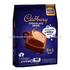 cadbury hot chocolate drink 15sachet minuman coklat 3in1 catbury