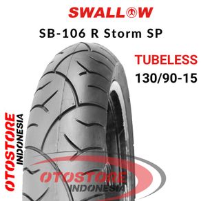 Ban Luar Motor Swallow  SB-106 R Storm SP 130/90-15 RING 15 Tubeless  ban motor