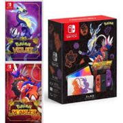 Nintendo Switch Oled Pokemon Scarlet & Violet Edition + Scarlet+Violet