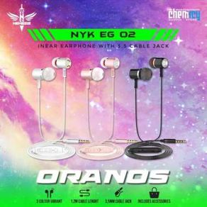 NYK Earphone Gaming Eg-02 Oranos