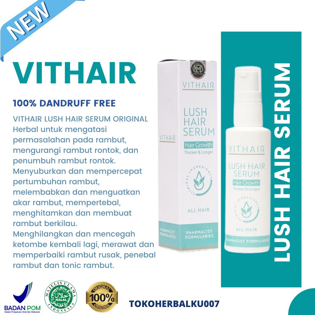 Pilihan vithair lush hair serum 50ml | 60, | Harga 12/2022 | ShopBack