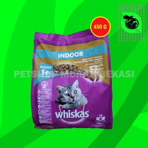 Whiskas Makanan Kucing Rumahan Indoor Adult Dewasa Dry Food 450 Gram
