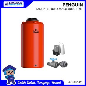 Penguin - Tangki Tandon Toren Air Water Tank Set Tb 80 Tb80 800 L Orange