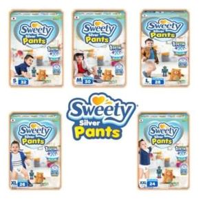 Sweety silver pants S32/M30/L28/XL26