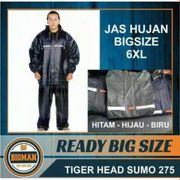 jas hujan sumo tiger head 68275 super besar 6xl big size jas hujan