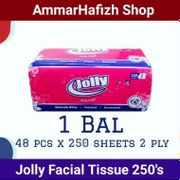 Jolly By PASEO facial tissue 250 sheet 2 Ply [48 PCS]
