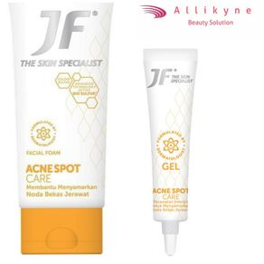 Paket JF Sulfur Acne Spot Care (Foam 70gr+Gel 10 gr) 2pcs