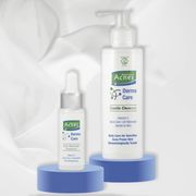 acnes derma care anti blemish essence 20ml / gentle cleanser 120gr - derma essence