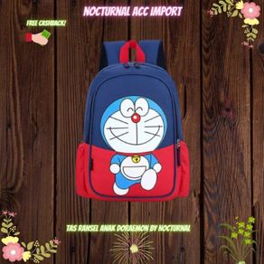 tas ransel anak paud sd tk doraemon lucu murah bagus lucu bag childd - merah