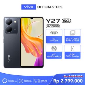 [March Special Deals!] vivo Y27 5G (6/128) - 50MP Camera NFC Multifunction Dynamic Design 664" FHD+ Sunlight Display
