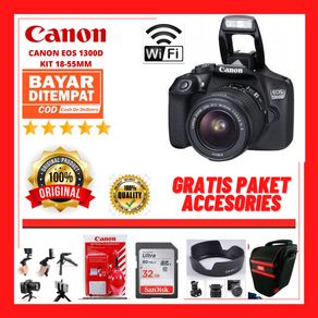 CANON EOS 1300D KIT 18-55MM LENSA PROMO CUCI GUDANG
