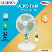 KIPAS ANGIN MEJA 16 INCH REGENCY DESK FAN REMOTE DSR16