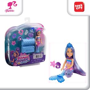 Barbie Mermaid Power Chelsea Mermaid Doll HHG57 - Blue & Purple Hair