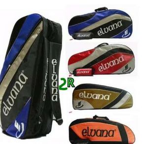 TAS BADMINTON - TAS RAKET ELVANA 2 RESLETING WARNA RANDOM