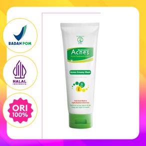 ACNES Creamy Wash 50gr / Facial Wash Sabun Pencuci Wajah