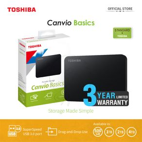 Toshiba Canvio Basic Hardisk Eksternal 4TB