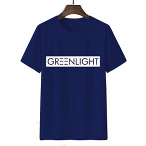 kaos distro pria greenlight - tshirt pria bahan katun premium -015 - navy m