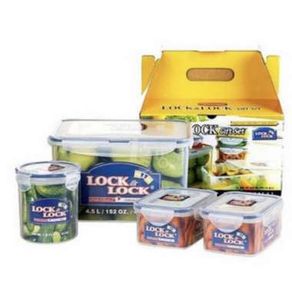 Lock&Lock Lock N Lock Gift Set Kotak Tempat Makan 5Pcs l855Gss