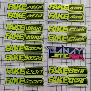 sticker cutting fake vario mio beat isi 2pcs