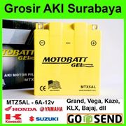 aki motor motobatt mtx5al gel honda mega pro motobat mottobat