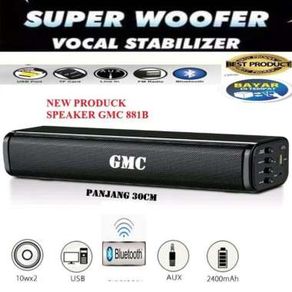 GMC 881B Portable Bluetooth Speaker