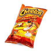 Fritolay Cheetos flamin â€˜ hot crunchy cheese flavored snack 80 OZ