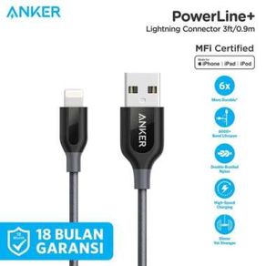 Anker PowerLine+ Lightning Mfi Certified 3ft/0.9m