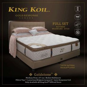 King Koil Kasur Springbed Goldstone Full Set