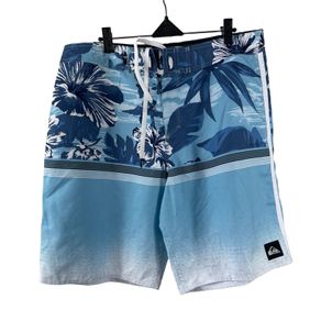 Boardshort Quiksilver Leaf Blue White