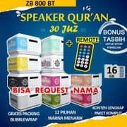 Speaker Al Quran Murotal 30 Juz 16 GB Murottal Alquran ZB 800BT